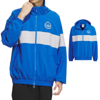Adidas Rifta WB 男款 藍色 運動 訓練 連帽 拉鍊 風衣 外套 IU4794