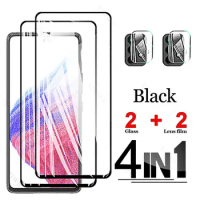 4IN1 Tempered Glass for Samsung Galaxy A53 A73 A33 A54 A34 A24 Screen Protector for Samsung A 53 73 33 54 34 24 Camera Lens Film