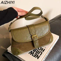 Fashion Y2K Bag for Women Luxury Handbag Purse Design PU Leather Square Bag Adjustable Strap Chic Elegant Shoulder Crossbody Bag