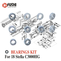 Fishing Reel Stainless Steel Ball Bearings Kit For Shimano 14 Stella C3000HG / 03446 Spinning reels Bearing Kits