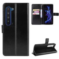 For Sharp Aquos R5G Case Luxury Leather Flip Wallet Phone Case For Sharp Aquos R5G Case Stand Function Card Holder