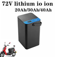 72v 20Ah 30Ah 40Ah lithium li ion polymer battery pack 50A BMS 3000w for Off-road scooter tricycle Golf Cart cruiser +5A charger