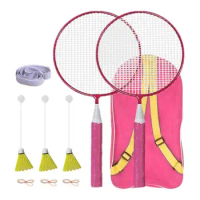 Badminton Trainer Single Play Rebound Shuttlecocks Racquet Sports Set Shuttlecocks Racquet Sports Set Single Play Rebound