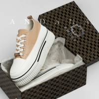 EMORY style Andana Series HDLEMO5997 Sneakers wedges canvas SHOES Casual Wanita Sport