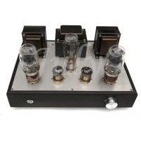 6J8P 717A push KT88/KT66/EL34/6P3P vacuum tube single-ended power amplifier, 10W*2 5Z3P tube rectifier, 20-30KHz±1db
