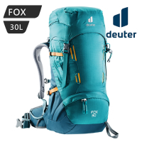 Deuter FOX 拔熱透氣背包 / 30L【湖藍/藍】3611121