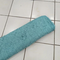 Kain Brokat Seragam Bridesmaid Modern Banyak Pilihan Warna 3 Meter biru wardah