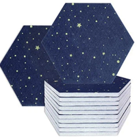 New 60 Pack Starry Sky Hexagon Acoustic Panels,Sound Proofing Padding,Sound Absorbing Panel For Studio Acoustic Treatment