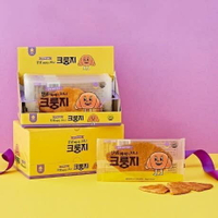 🇰🇷韓國 香酥甜脆牛角麵包造型脆片餅乾（10片/盒）