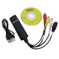 Easycap USB 2.0 Video TV DVD VHS DVR Capture Adapter USB Video Capture Device Support Win10