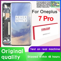 Original 6.67" Display For Oneplus 7 Pro AMOLED LCD Display Touch Screen Digitizer Assembly For Oneplus 7 Pro LCD Replacement