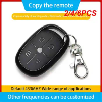 2/4/6PCS 433MHz Remote Control Car Key Garage Door Gate Opener Remote Control Duplicator Electronic Gate Control Duplicator
