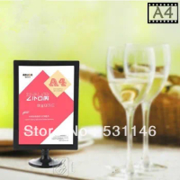10PCSABS plastic digital photo frame poster advetising price tag A4 display stand,table menu display(Size:A4)