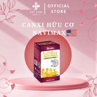 [Combo 3 Hộp] Canxi hữu cơ Navimax (Nhập Mỹ) - Bổ sung canxi tảo đỏ Mỹ, hỗ trợ xương chắc khỏe fg122