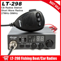 LT-298 Fishing Boat/Car Walkie Talkie 27MHz-39MHz Short Wave CB Two Way Radio Station LT298 Vehicle Maritime Communicator
