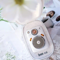 Divoom Beetles Pearl White Mini Bluetooth Speaker FM Radio Outdoor Portable Smart Wireless Speaker TF Card Player Gift