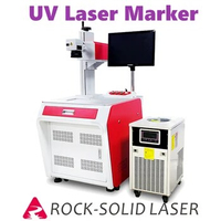3W 5W 8W 10W UV Laser Marking Machine 355nm Marker Glass Plastic Crystal Engrave Earbuds LED Lamp