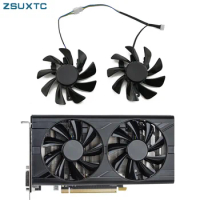 85MM 4PIN DC 12V RX580 GPU FAN For Sapphire RX 580 2048SP 8G D5 Video Card Cooling As Replacement Cooling Fans