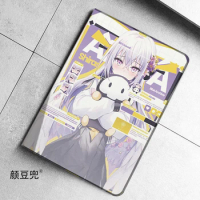 Wiki Anime Blue Archive For Samsung Galaxy Tab S9 Lite 8.7 2021 Case SM-T220/T225 Tri-fold stand Cover Galaxy Tab S6 lite Tab A8