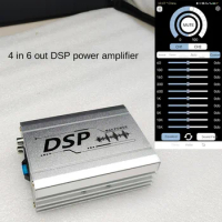 Car DSP audio processor navigation machine sound quality enhancement effect 4 in 6 out DSP automotive power amplifier