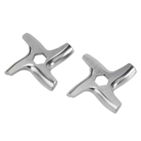 Upgrade Your Moulinex Meat Grinder, 2 Pcs Mincer Blades Replacement, Square Hole Diameter 8mm, Durable and Long lasting
