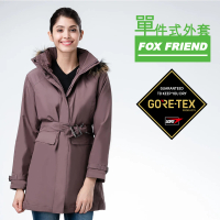 FOX FRIEND 狐友 GORE-TEX 聚焦時尚長版風衣(女外套/女大衣/單件式)