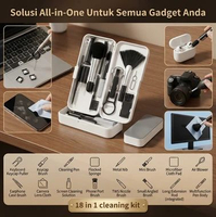 18in1 Set Alat Pembersih Keyboard Laptop Cleaning Kit Multifungsi Gadget HP Smartphone TWS Earphone 