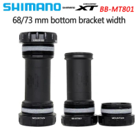 SHIMANO DEORE XT BB-MT801 Threaded Bottom Bracket HOLLOWTECH II - 68/73 mm Shell Width For MTB Bike Bottom Original Parts