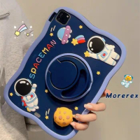 Kids Cover For Samsung Galaxy Tab A8 10.5 X200 X205 Silicone Rotating Stand Case For A7 Lite T220 S6 Lite P610 T290 T295 8.0