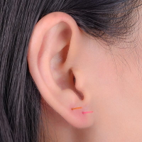 防止彩色耳塞癒合款矽膠禮盒女士梅花耳洞專用耳針男士迷你清新