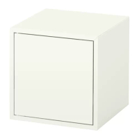 EKET 附門收納櫃, 白色, 35x35x35 公分