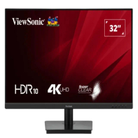 【ViewSonic 優派】VA3208-4K-MHD 32型 4K 窄邊美型螢幕(VA/HDR10/HDMI/DP/4ms/內建喇叭/無邊框設計)