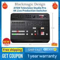 Blackmagic Design ATEM Television Studio Pro 4K Live Production Switcher UHD 4K-compatible 8-input live production switcher