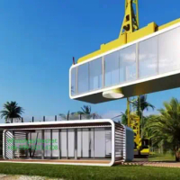 Factory built Shipping mobile steel structure Apple Home prefabricated modular container house two-storey