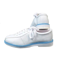 White Bowling Shoes for Men Women Unisex Sports Beginner Bowling Shoes Sneakers White Sports Shoes Bowling Shoes Sneakers