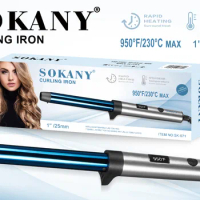 SOKANY671 hair curling iron adjustable stick