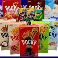 Cemilan Glico Biskuit Pocky All Variant / Glico Pocky 47 gr Box Milk