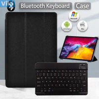 Smart Cover for Apple IPad Air 4 10.9"/Pro 11 2018 2020 2021 Tri-fold Stand with Magnet Tablet Case+Bluetooth Keyboard