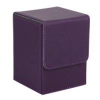 Card Case Deck Box Sleeved Cards Deck Game Box for Yugioh MTG Binders: 100+, Purple