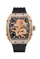 Bonest Gatti 自動中性不鏽鋼手錶，橡膠錶帶