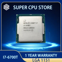 Intel Core i7-6700T i7 6700T CPU processor 2.8 GHz Quad-core Eight-threaded 35w LGA 1151