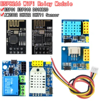 ESP8266 5V WiFi relay module DS18B20 DHT11 RGB LED Controller Things smart home remote control switch phone APP ESP-01S