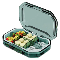 Portable 6 Grid Box Storage Box Vitamin Supplement Jewelry Pill Storage Box Container Storage Box Tr