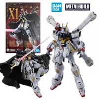 Bandai Metal Build MB Crossbone Gundam X1 18Cm Original Action Figure Model Kit Assemble Toy Birthday Gift Collection