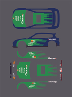 [WHITE TONER] Decal Hot Wheels CIVIC EG FALKEN BIRU