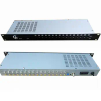16-channel Analog Modulator Av To Rf Radio Frequency Hotel Cable Tv Front-end System Equipment Av Audio And Video To Analog