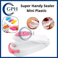 Sealer Mini Plastik Hand Sealer Perekat Plastik Putih Vacuum