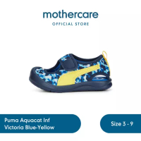 Mothercare Puma Aquacat Inf Victoria Blue-Yellow - Sepatu Sandal Anak Laki-laki (Biru)
