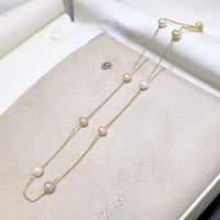 Black Necklace Chain Female Clavicle Chain Korean Style Pendant