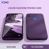 Original Liquid Silicone Phone Cover for Huawei Nova3i Nova 3i Shockproof Lens Protection Soft High Qualtiy Fundas Case Carcasas